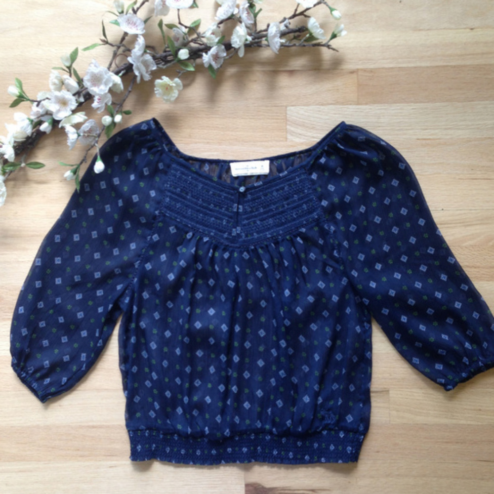Abercrombie & Fitch Boho Casual Blouse